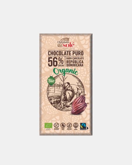 BIO 56% Cacao 100 Gr | 10 Box - Chocolates Solé