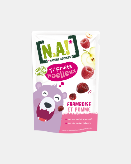 Gommes ti' Fruit 35g - Framboise et Pomme | 30 Box – Nature Addicts