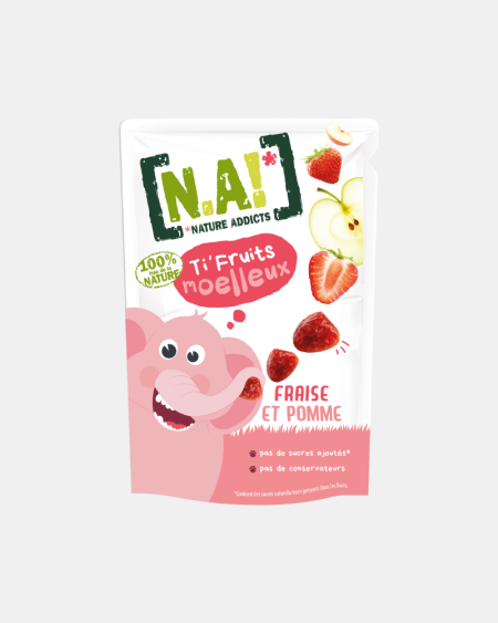 Gommes ti' Fruit 35g - Fraise et Pomme | 30 Box – Nature Addicts