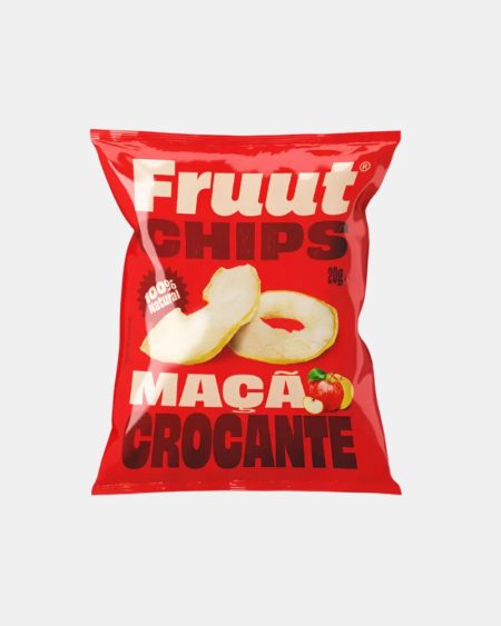 Fruut Chips de Pomme Rouge Croquante 20 Gr | 28 Box