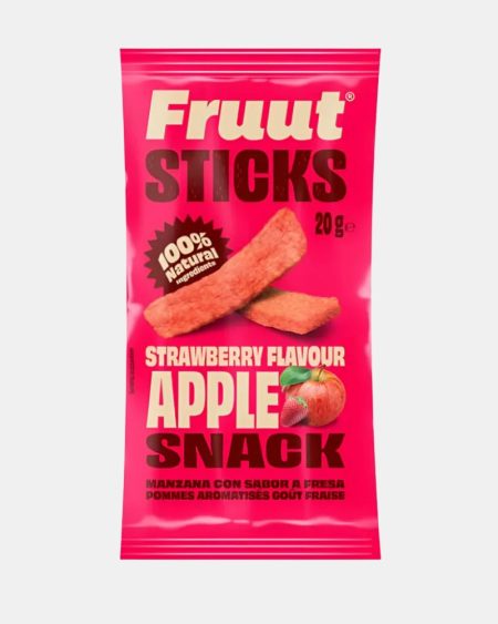 Fruut Sticks Pomme Goût Fraise 20 Gr | 28 Box – Fruut