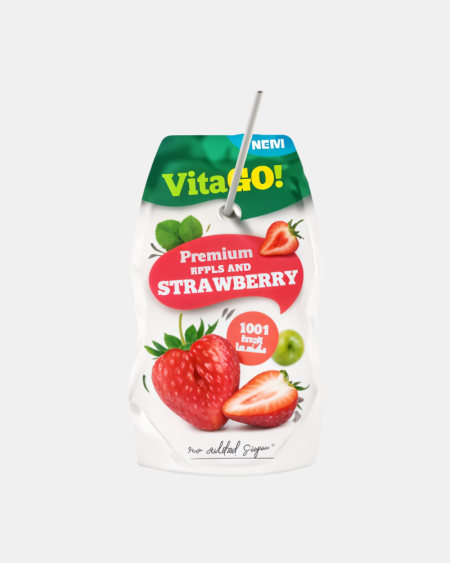 Jus Premium Fraise & Pomme - 200 ML | 12 Box – VITA GO