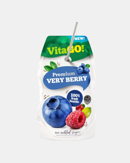 Jus Premium Fraise & Pomme - 200 ML | 12 Box – VITA GO