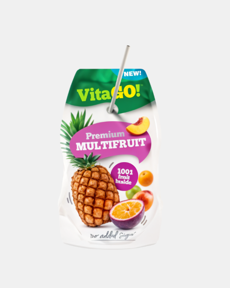 Jus Premium Fraise & Pomme - 200 ML | 12 Box – VITA GO