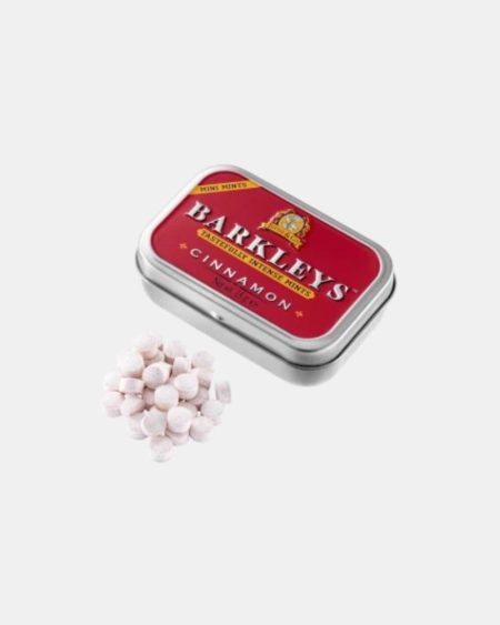 Mini Mints Cinnamon – Mini Pastilles à la Cannelle Sans Sucre 50 Gr | 6 Box – BARKLEYS