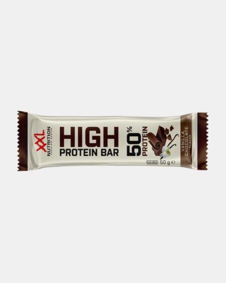 Barre Protéinée High Protein Bar 2.0 – Vanilla Chocolate – 50 Gr | 20 Box - XXL Nutrition